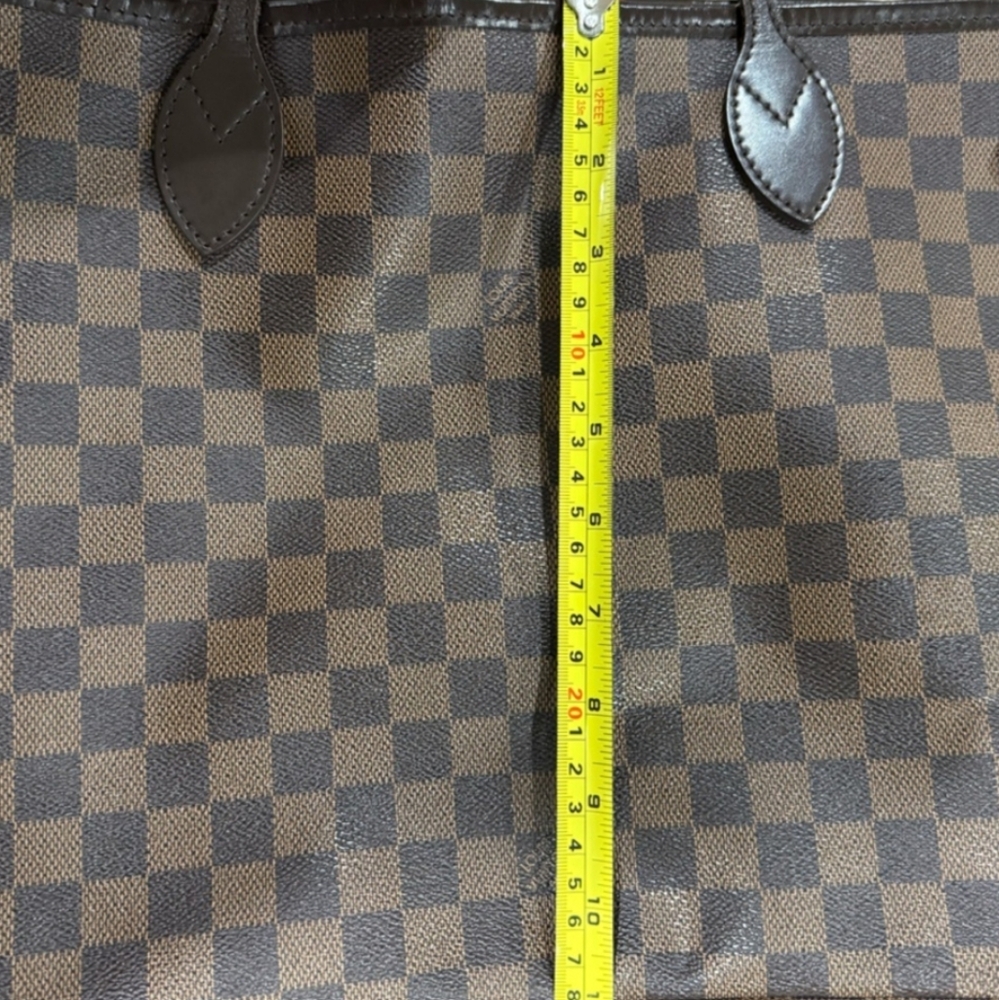 Louis Vuitton LV Damier Ebene N40599 Neverfull MM In GREAT Condition Cherry Red - Picture 12 of 16